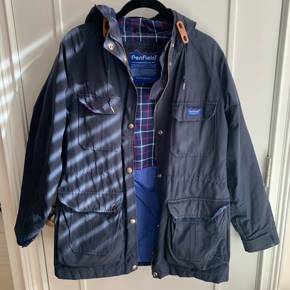 Navy blue Penfield jacket, Madewell 2014